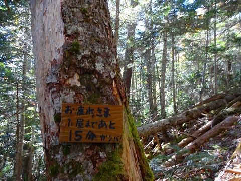 秋晴れの荒川三山～赤石岳　その１