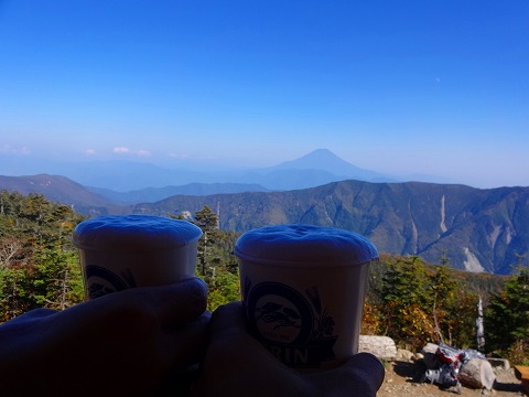 秋晴れの荒川三山～赤石岳　その１