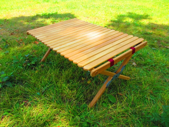D.I.Y.  木製ロールトップテーブル