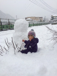 雪が　降りました。 2015/01/30 11:50:19