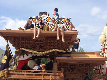 板原町子供だんじり体験会　2015