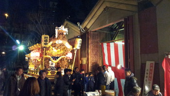 野田恵比寿神社　参拝。