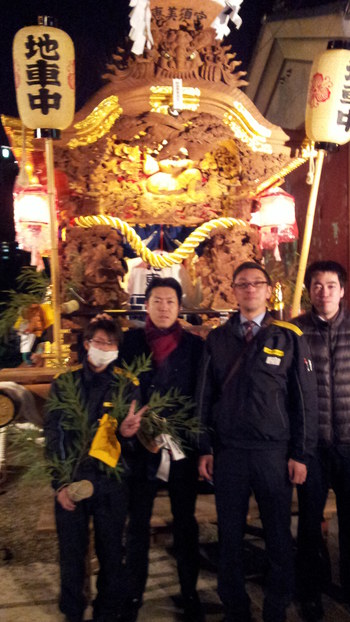 野田恵比寿神社　参拝。