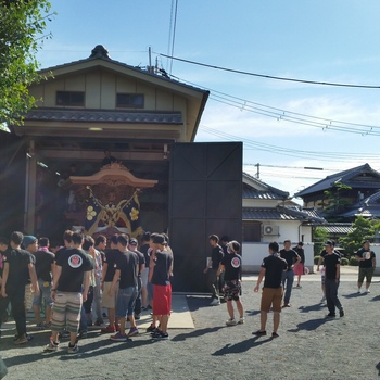 板原町子供だんじり体験会　2015