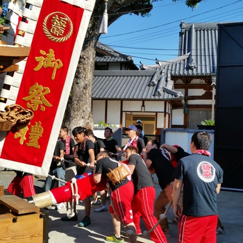 板原町子供だんじり体験会　2015