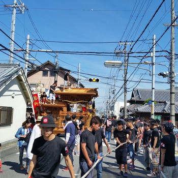 板原町子供だんじり体験会　2015