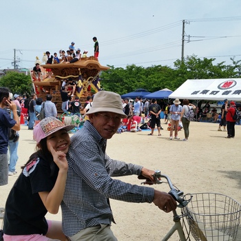板原町子供だんじり体験会　2015