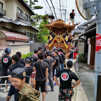 板原町子供だんじり体験会　2015