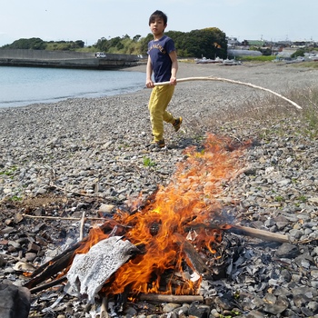 和歌山　御坊でBBQ。
