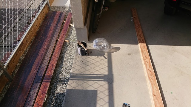 目隠しフェンス　　DIY