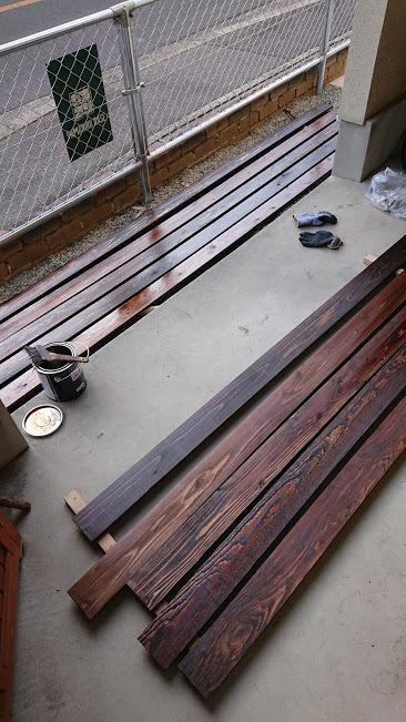 目隠しフェンス　　DIY