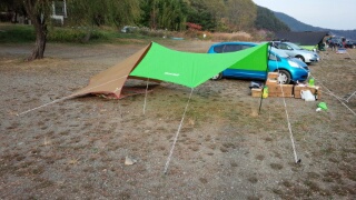 【野営】温泉ソロキャンプの旅～西湖自由キャンプ～  (2015/11/1.2)