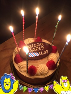 誕生日♫ 2016/08/15 12:14:29