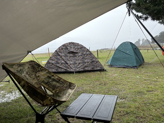 7月3連休は恒例の知内浜へ...3連続の雨キャンプwww