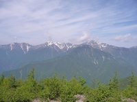 もう夏山、、鳳凰三山、辻山　　2015年6月15日、 2015/06/17 23:01:16