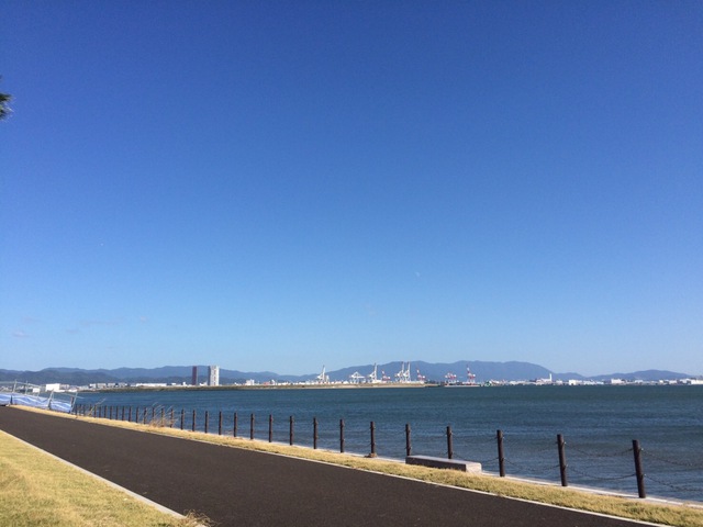風が…。