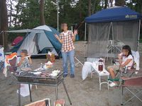 初キャンプ　２０１１年８月　園家山キャンプ場