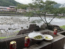 8月6日　BBQと鮎釣り 2022/08/12 14:32:00