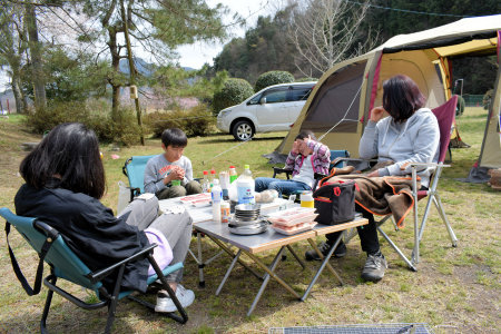 （155）岩倉ファームパークキャンプ場① （2019.4.5～6）