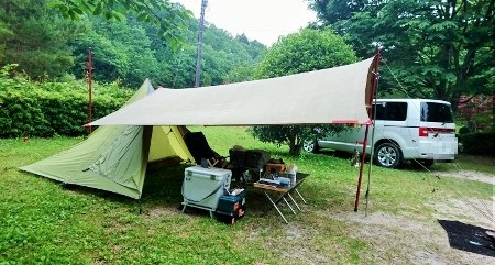 （139）岩倉ファームパークキャンプ場 （2018.5.25～26）