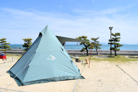 （192）梶ヶ浜キャンプ場 （2021.4.9～10）