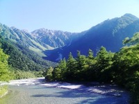 上高地ソロキャンプ（河童橋～明神）