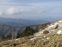 暖冬の冬山へ