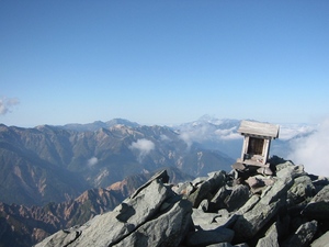 やっと槍ヶ岳。2008年10月2日、3日(3)