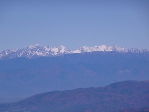 編笠山、権現岳、2008年11月13日