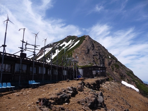 赤岳、横岳、硫黄岳を周遊、09年6月12日(3)、硫黄岳まで