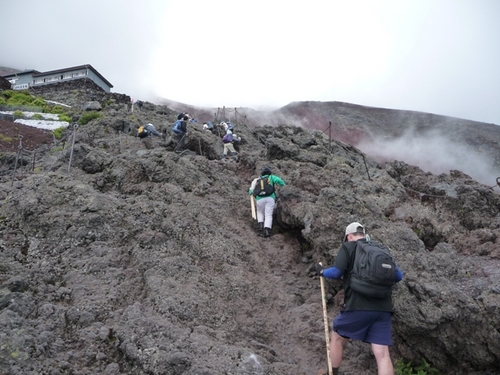今年初めてで、トータル5回目の富士山、09年8月27日(2)