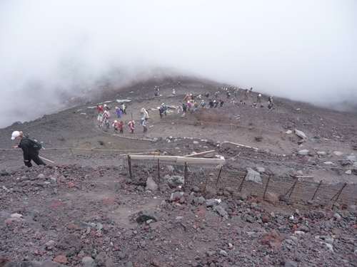 今年初めてで、トータル5回目の富士山、09年8月27日(2)