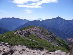 北沢峠から甲斐駒ケ岳、仙丈ケ岳、09年9月9、10日(4)