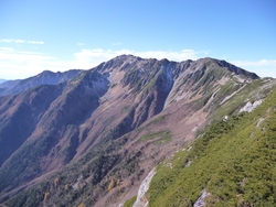 また登りました北岳、09年10月22日(2)