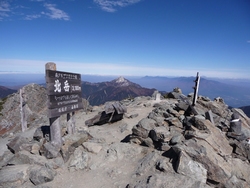 また登りました北岳、09年10月22日(1)