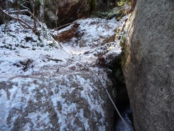 雪のある瑞牆山は初めてです、09年11月4日(1)