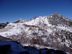 年末の鳳凰山、09年12月29、30日(2)