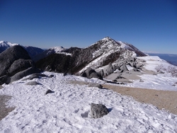 年末の鳳凰山、09年12月29、30日(2)
