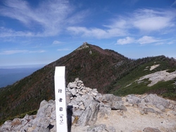 桂木場からの木曽駒ケ岳、2010年10月18日(2)