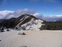 強風の鳳凰山に登りました、2010年11月10日(3)