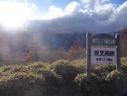 強風の鳳凰山に登りました、2010年11月10日(3)