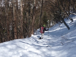 10日ぶりの山、蛾（ひる）ケ岳、2010年3月11日(2)