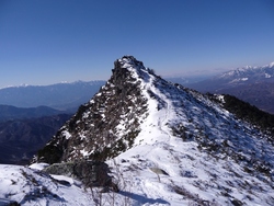 2月1日に金峰山に登っていました、2011年2月1日(4)