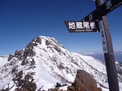 赤岳、、地蔵尾根を登ります　2011年2月21日(4)