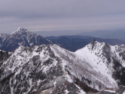 2012年4月13日、鳳凰山、観音岳まで(3)