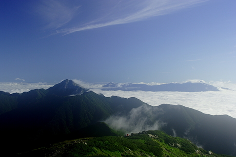 南アルプス　北岳肩ノ小屋絶景＆間ノ岳登頂編