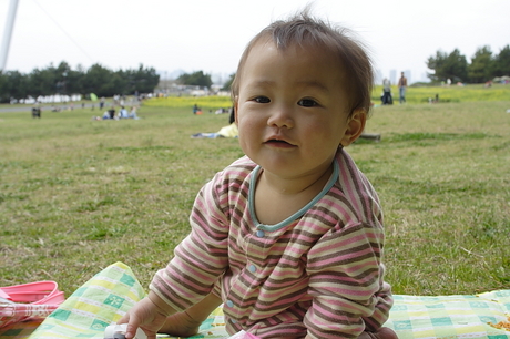 子守りのような…　花見のような…