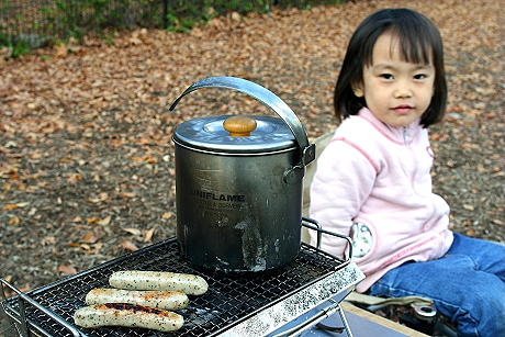 新左近川公園でデイキャンプ