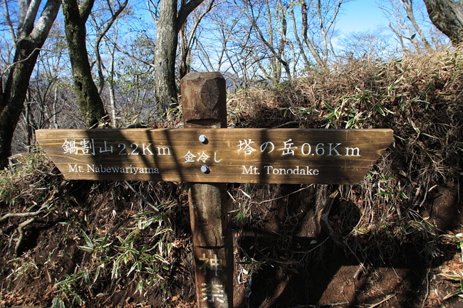大倉尾根～塔ノ岳　子連れ登山　2012.11.18