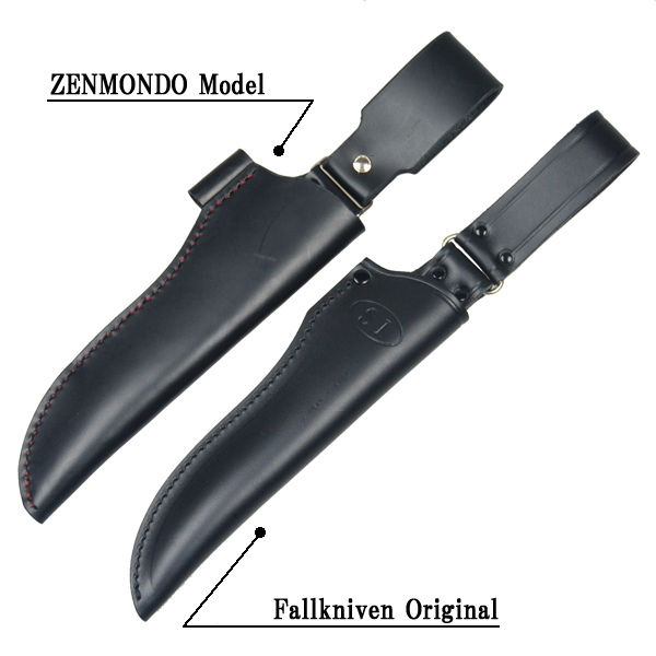 禅問堂 - ZENMONDO - (アマチュア皮革工房):ファルクニーベン(Fallkniven) S1系シースを自作してみた